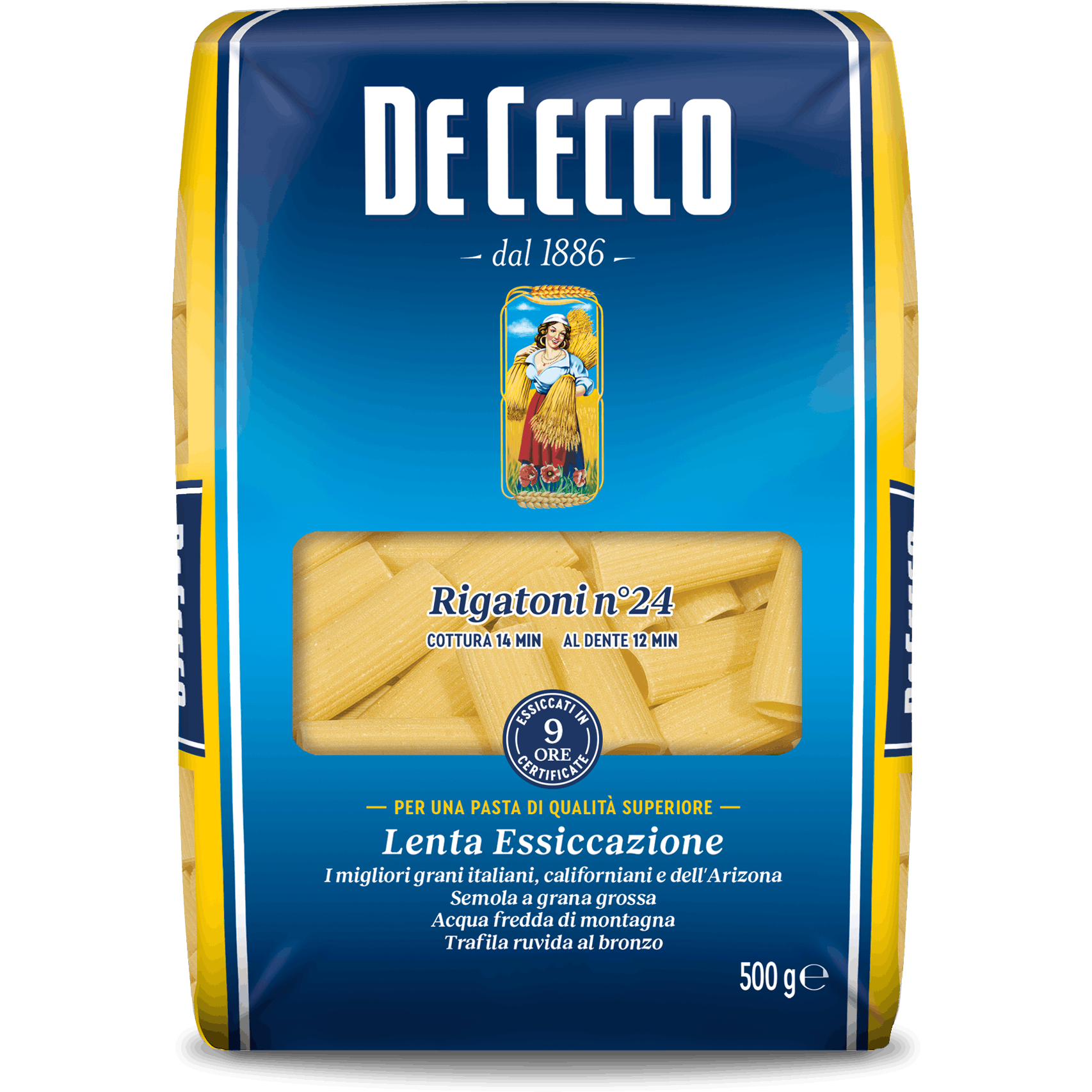 De Cecco Rigatoni #24 1kg Family pack