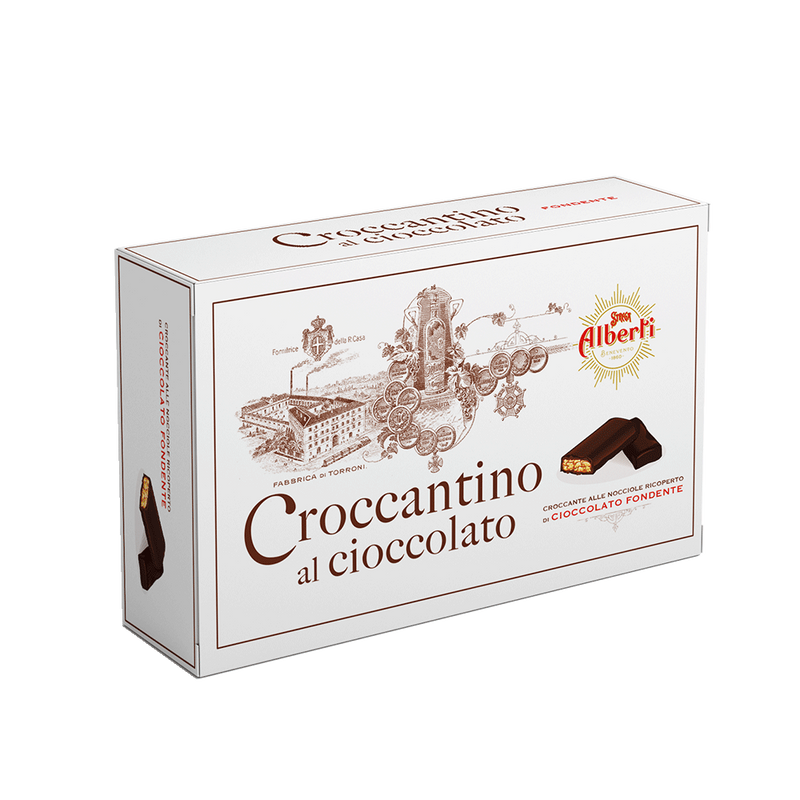 Light Gray Strega Alberti Croccantino With Chocolate 300g