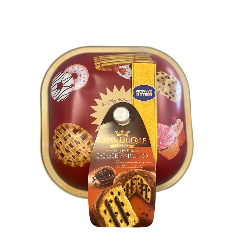 Sienna Panettone With Chocolate Chips & Chocolate Cream In Tin 600g