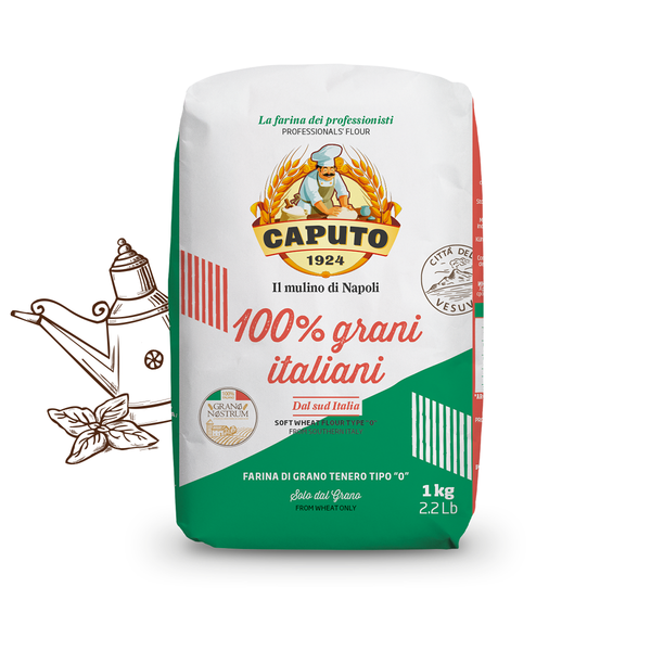 Light Gray Caputo Italian Grain Flour 1Kg