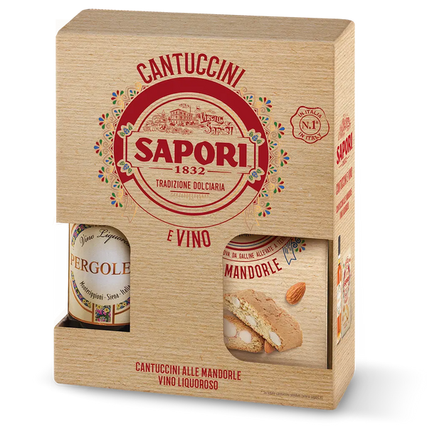 Tan Sapori Cantuccini & Wine Box 550g