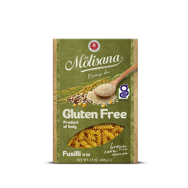Olive Drab La Molisana Pasta Fusilli Gluten Free #28 400g