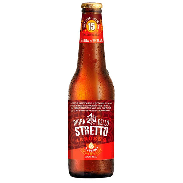 Brown Messina Strait Beer La Rossa 33ml 6.2% Vol