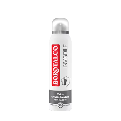 Light Gray Borotalco Invisible Dry Spray Classic Scent 150ml