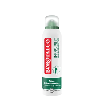 Sea Green Borotalco Invisible Dry Spray Talcum Powder Scent 150ml