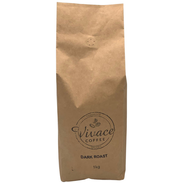 Rosy Brown Vivace Coffee Beans Dark Roast 100% Arabica 1kg