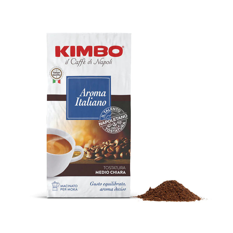 Dark Slate Gray Kimbo Coffee "Aroma Italiano" Ground 2x250g