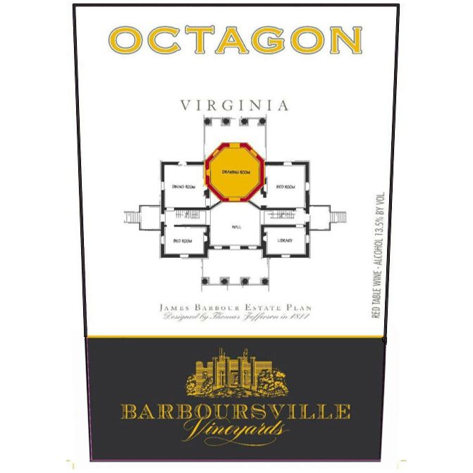 Dark Slate Gray Octagon Virginia 2013 13.5% 75cl