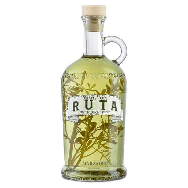 Dark Khaki Distilleria Marzadro Grappa With Ruta 50cl 40%