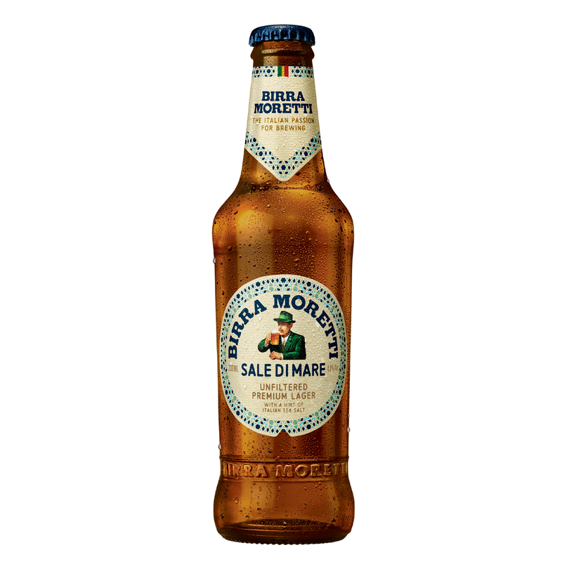 Saddle Brown Moretti Beer With Sea Salt Unfiltered 4x330ml 4.8% vol