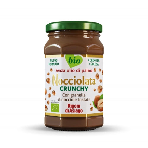 Light Gray Rigoni Di Asiago Organic Cocoa & Hazelnut Crunchy Spread 250g
