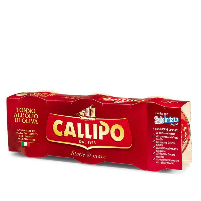 Firebrick Callipo Yellowfin Tuna In Olive Oil (3x80g)
