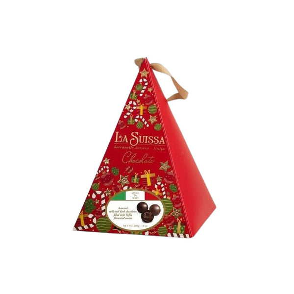 Brown La Suissa Christmas Pyramid Red Box 200g
