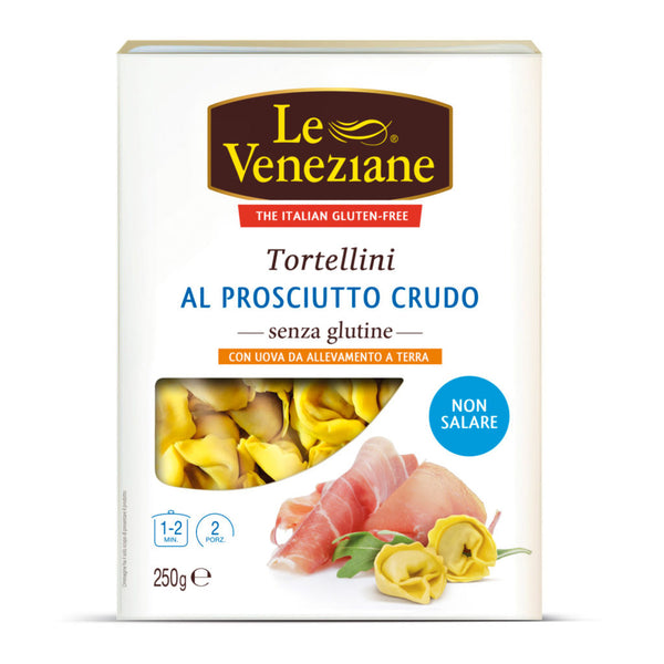 Dark Slate Gray "Le Veneziane" Tortellini With Cured Ham 250g