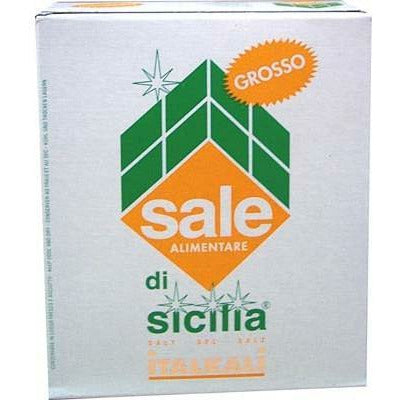 Dark Orange Italkali Sicilian Natural Coarse salt 1kg