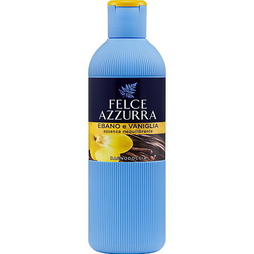 Cornflower Blue Felce Azzurra Bodywash Ebony and Vanilla Rebalancing Essence 650ml