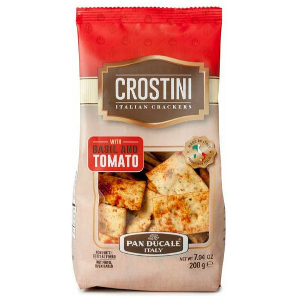 Firebrick Pan Ducale Crostini with Basil and Tomato(crackers) 200g Best Before 21/05/22