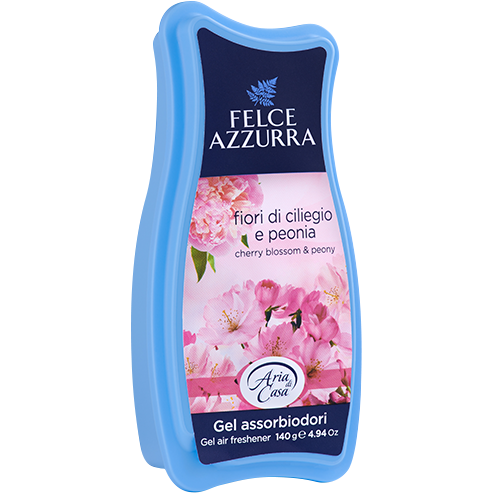 Cornflower Blue Felce Azzurra Odor Absorbing Gel Cherry Blossoms & Peony 140g