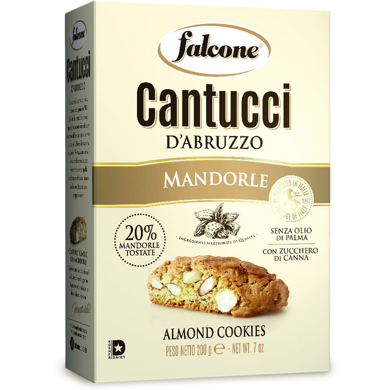 Beige Falcone Cantucci D'Abruzzo Almond 180g