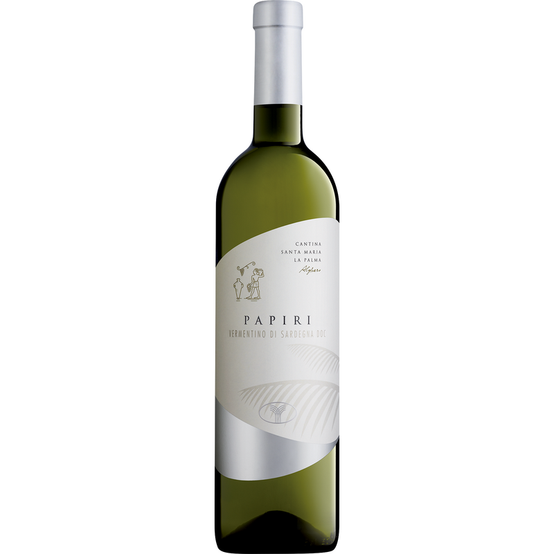 Dark Olive Green Vermentino Di Sardegna "Papiri" 75cl 13%