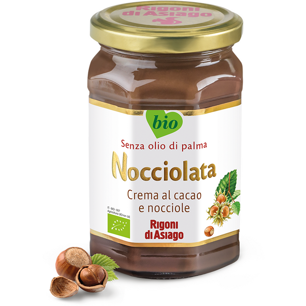 Dark Olive Green Rigoni Di Asiago Nocciolata Organic Cocoa & Hazelnut Spread 270g