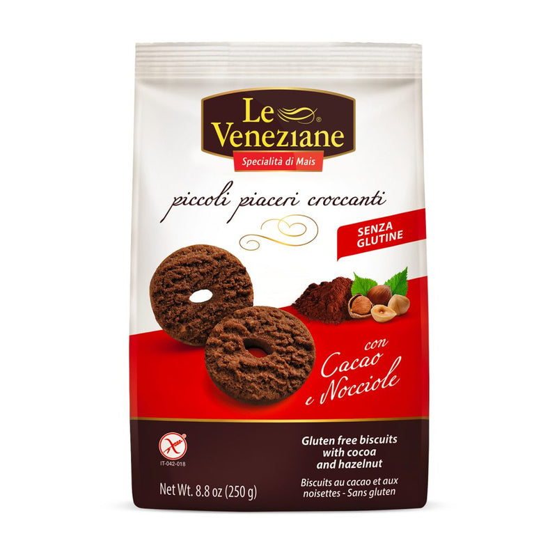 Antique White Le Veneziane Chocolate & Hazelnut Biscuits (Glute-free) 250g