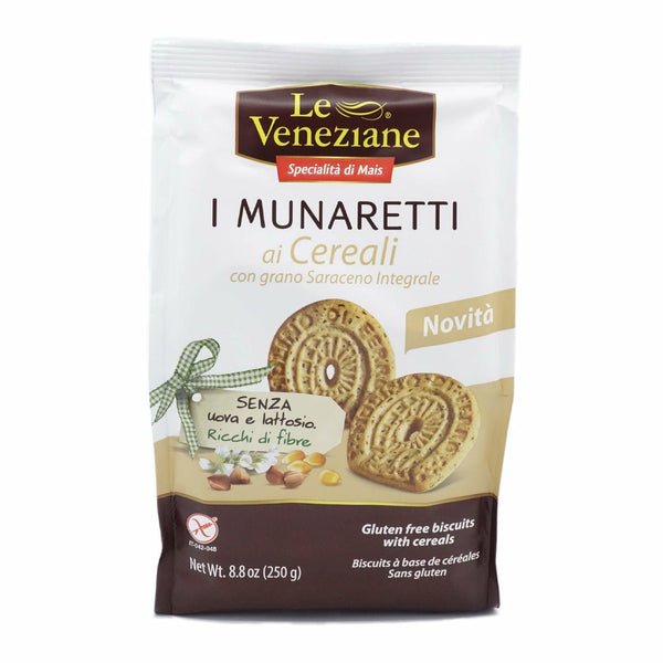 Tan "Le Veneziane" Munaretti With Cereals (Gluten-Free & Lactose-Free) 250g
