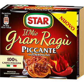 Black Star Gran Ragu Piccante Spicy 2x180