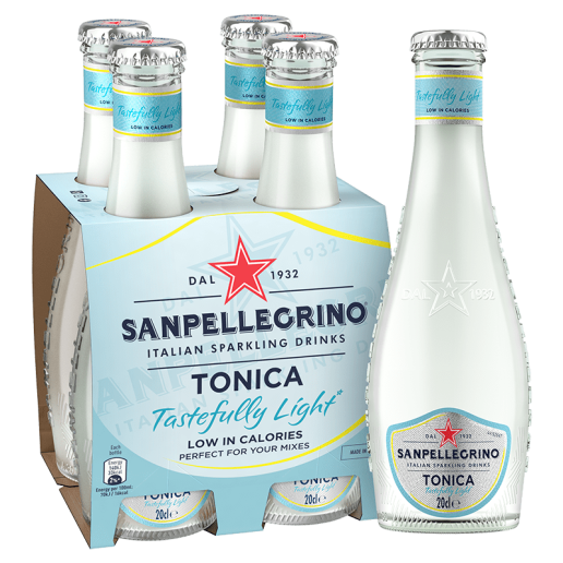 Light Gray Sanpellegrino Light Tonic Water 4x20cl
