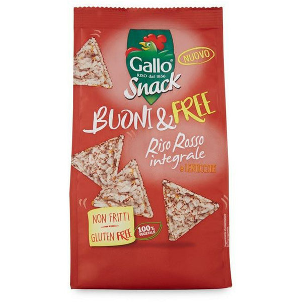 Rosy Brown Riso Gallo Red Rice & Lentils Gluten Free 80g
