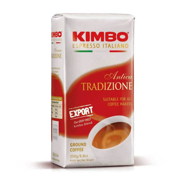 Light Gray Kimbo Antica Tradizione Export Coffee Ground 250g
