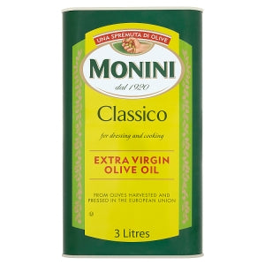 Dark Slate Gray Monini Extra Virgin Olive Oil Classic Tin 3 Litre