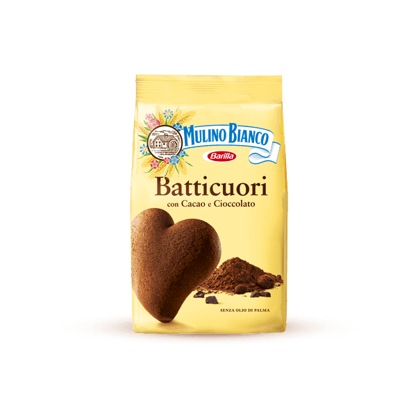 Khaki Mulino Bianco Batticuori Biscuits 350g