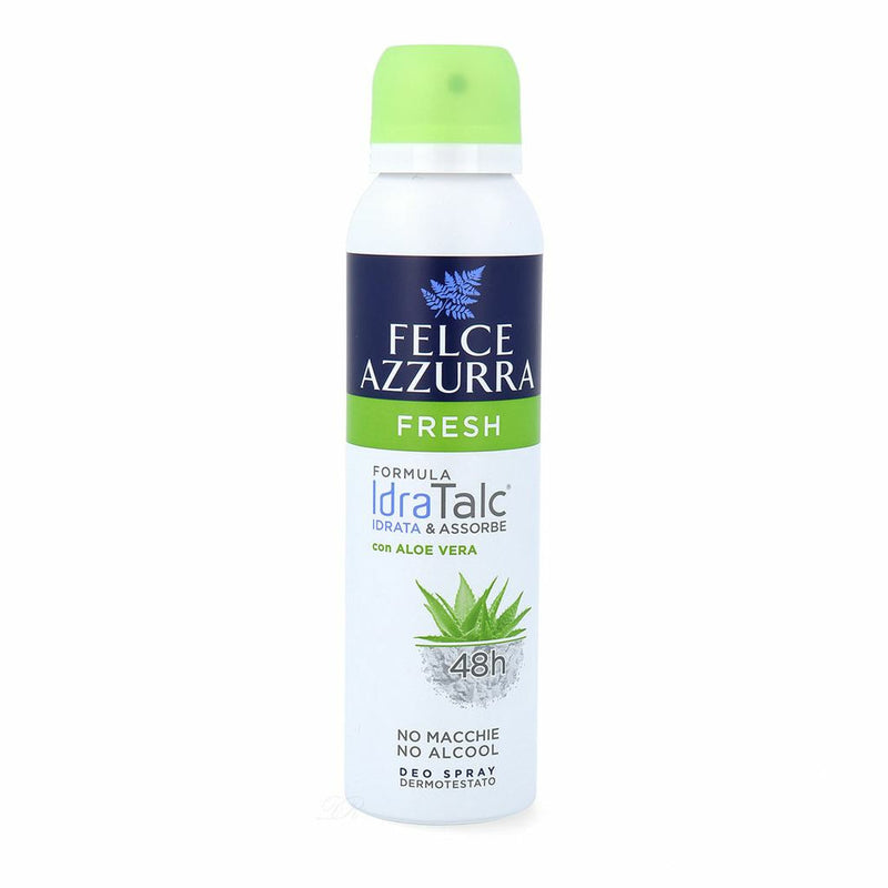 Yellow Green Felce Azzurra Deodorant Spray Fresh IDTATALC With Aloe Vera Formula 150ml